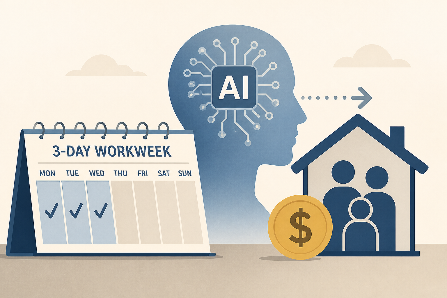 Jeff Bezos says a 3-day workweek and more single-income households are on the way thanks to AI