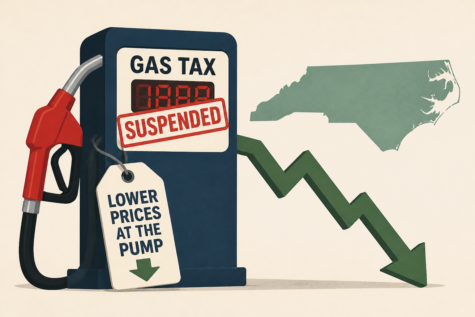 NC gas tax suspended: Stein signs law aimed at lowering prices at the pump