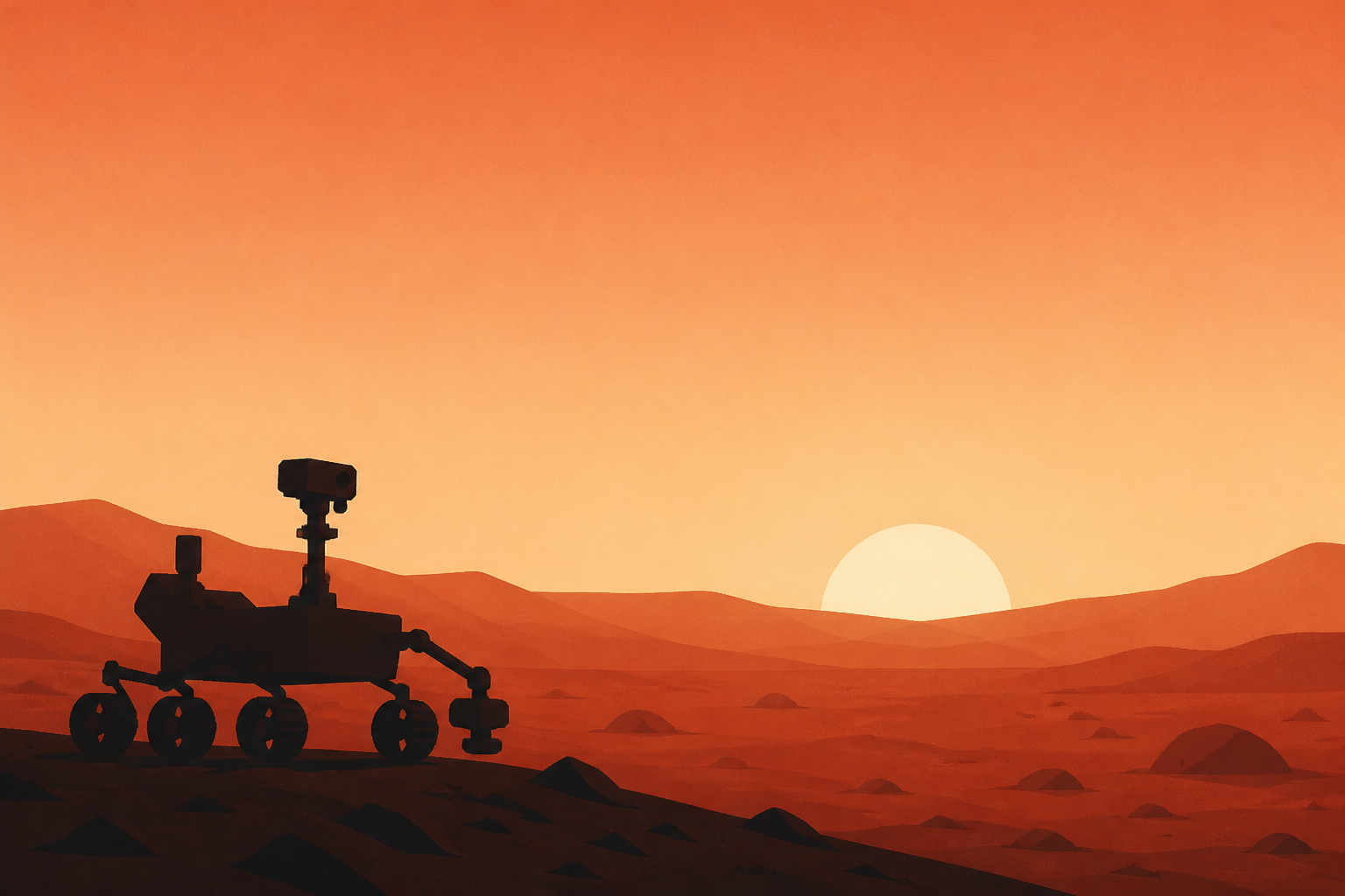 NASA rover captures stunning shot of Mars at dawn