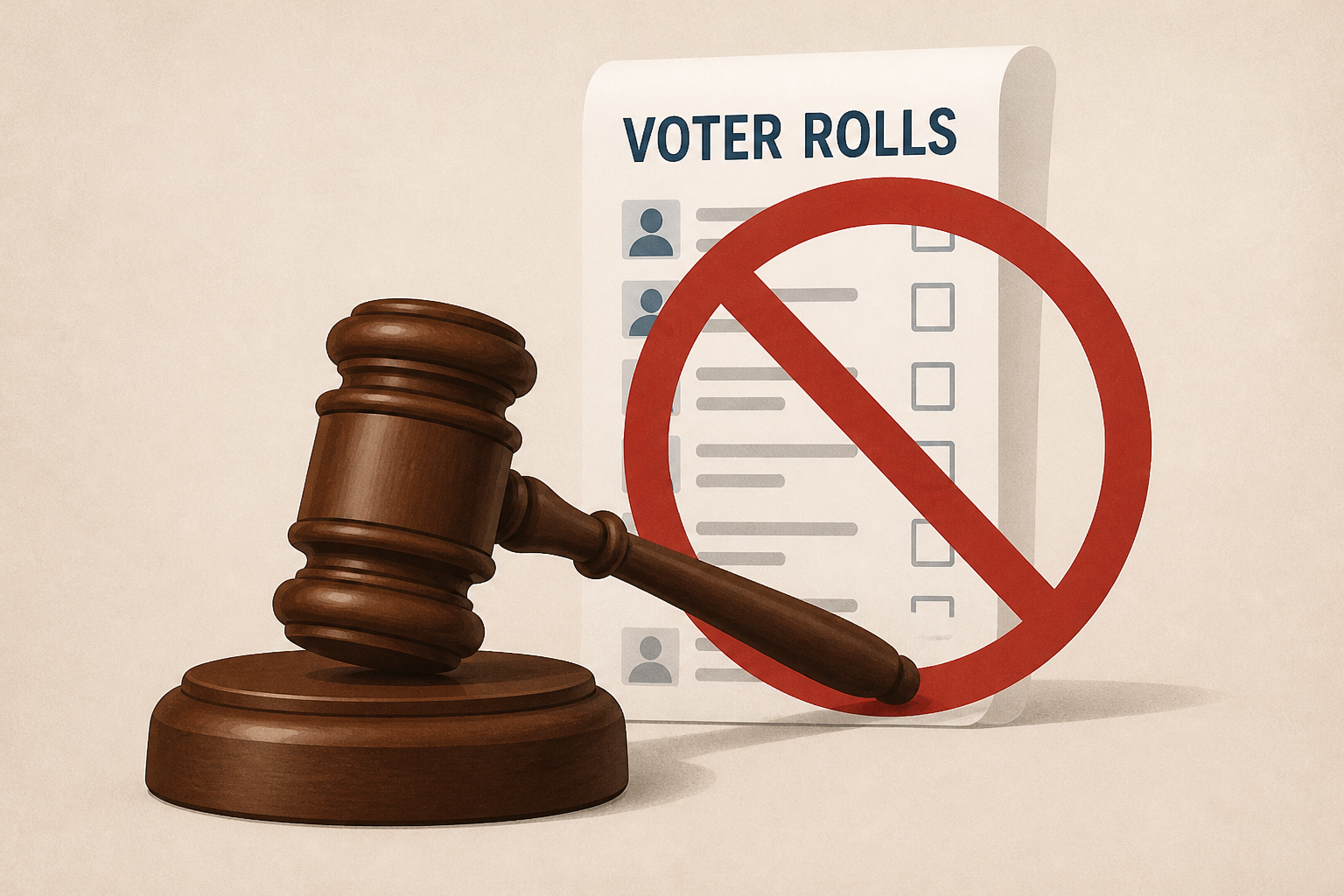 US judge rules Justice Department use of voter rolls unlawful