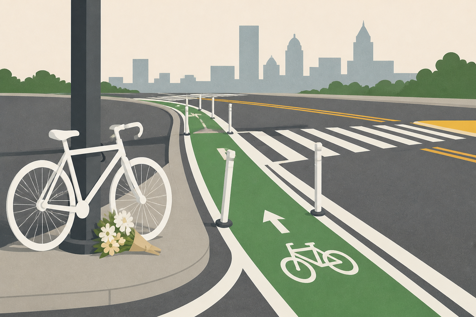 A separated bike lane and new paint: Boston to make changes to Mission Hill junction where Louisa Gag died