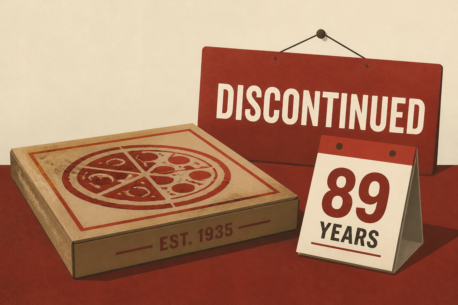 Say goodbye: Beloved pizza brand discontinued after 89-year run