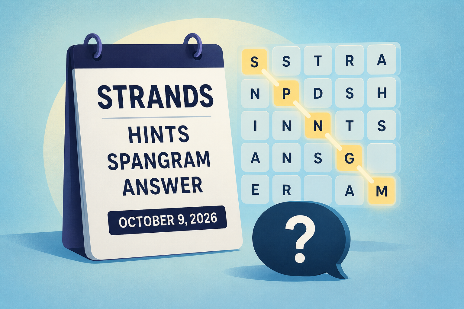 Strands NYT Hints, Spangram, and Answer for Today, October 9, 2026
