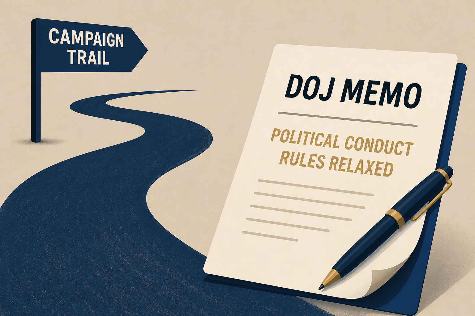 As Blanche hits the campaign trail, new DOJ memo relaxes rules around political conduct for Senate-approved appointees