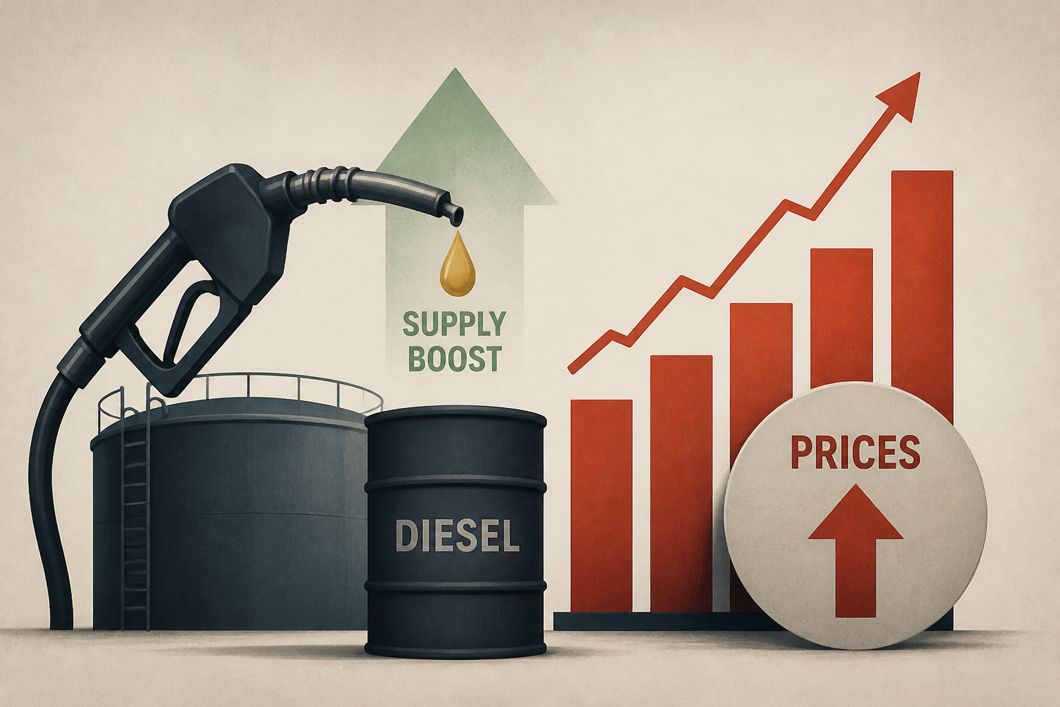 Trump’s moves to boost diesel supplies have not yet lowered prices
