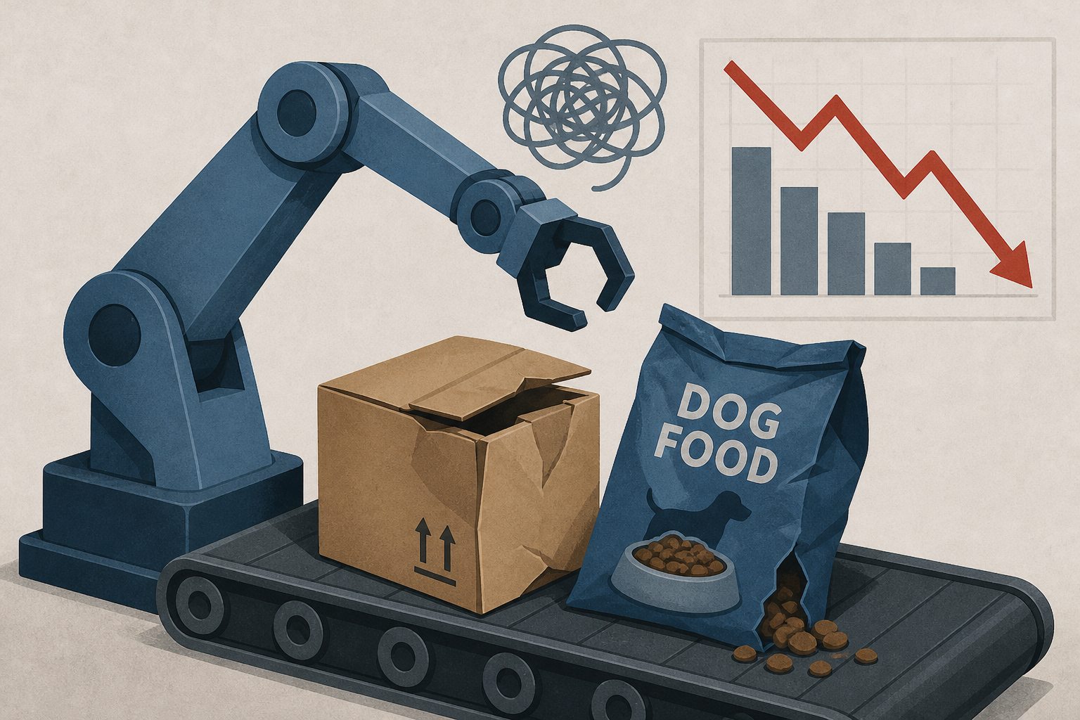 Walmart’s multibillion-dollar push to replace workers with robots hits snags on dog food, cardboard boxes: report