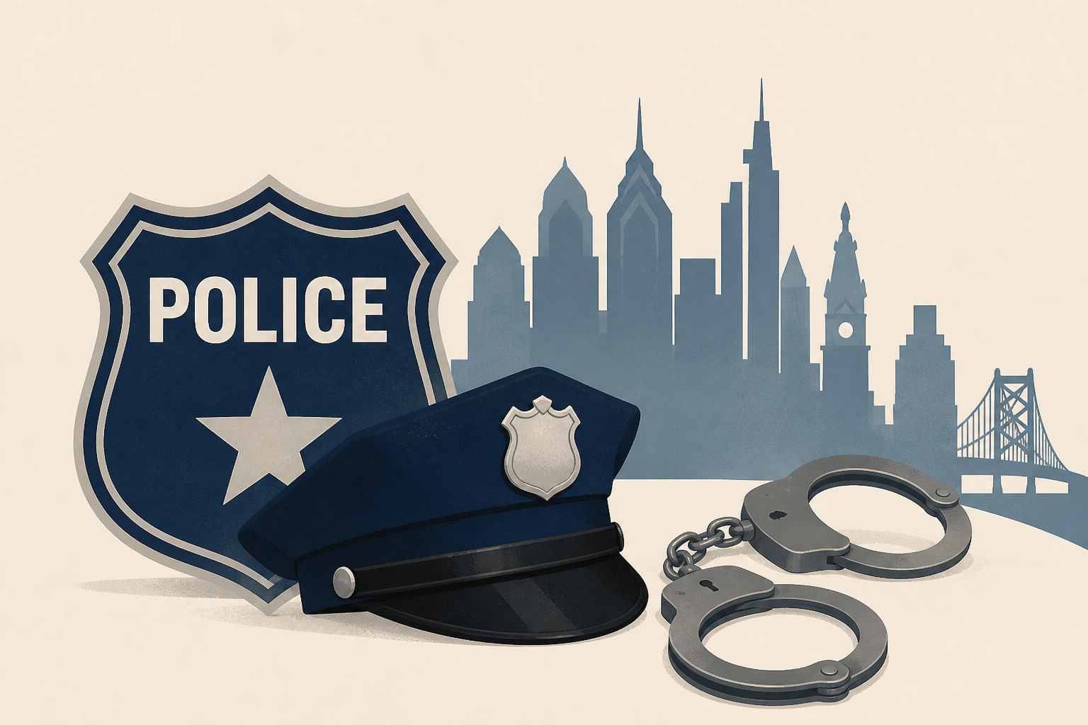2 Philadelphia police officers shot, suspect in custody