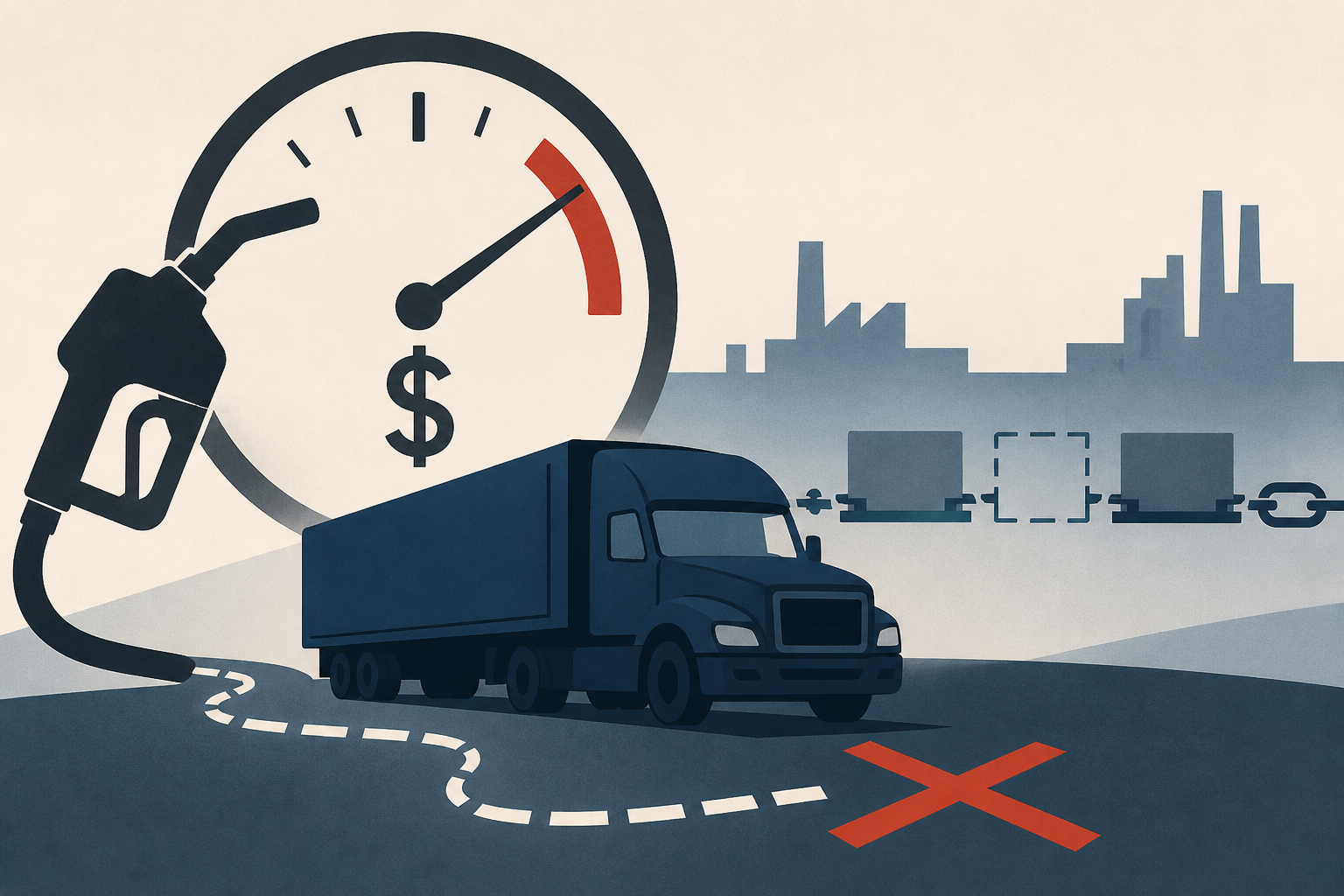 Truckers warn high diesel prices are cutting routes and supply chain