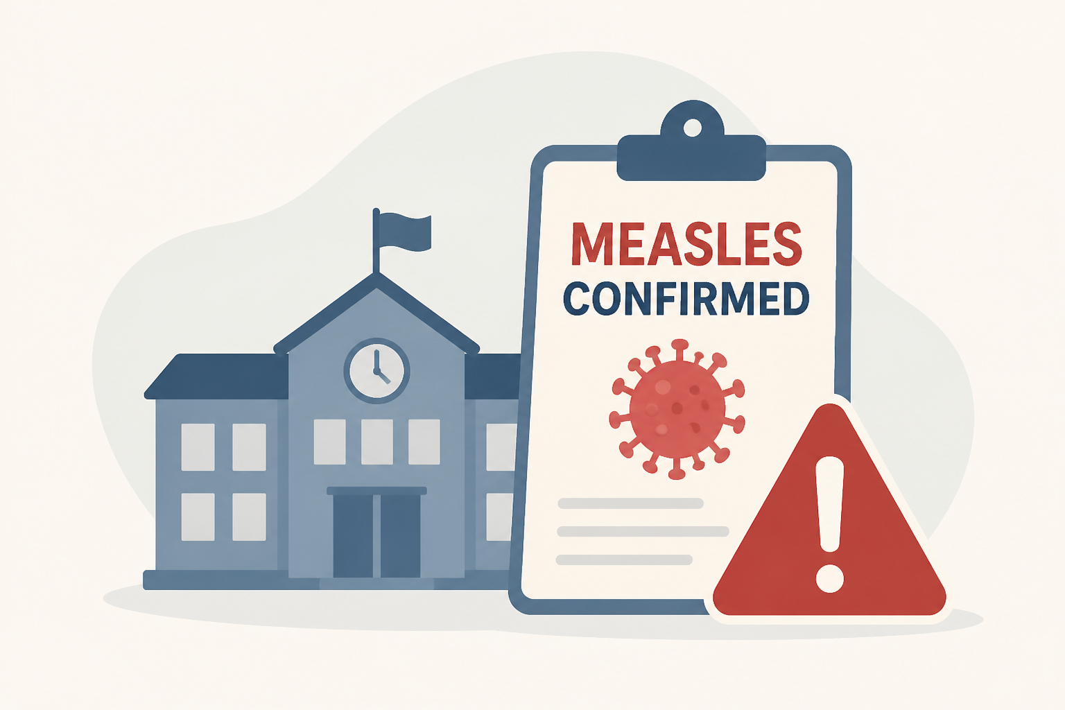 Measles confirmed in local school