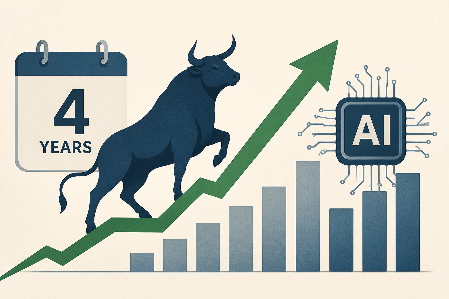 Stock bull market nears 4-year anniversary thanks to AI spending