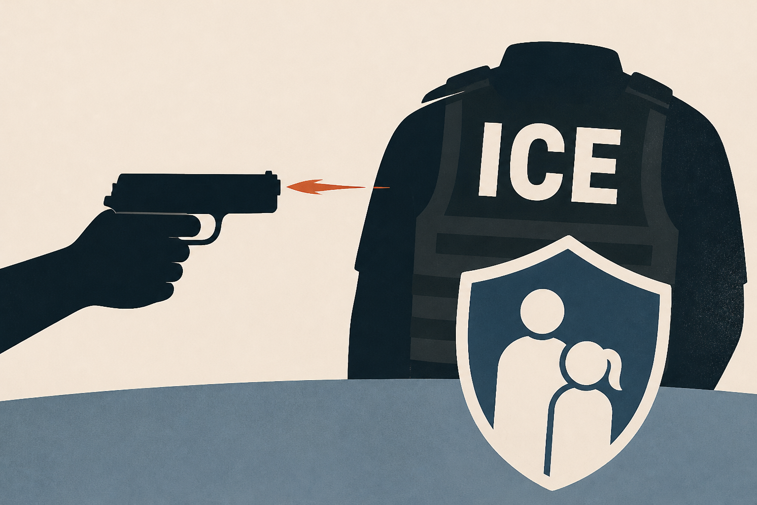 US man shoots off-duty ICE agent who allegedly attacked him and daughter