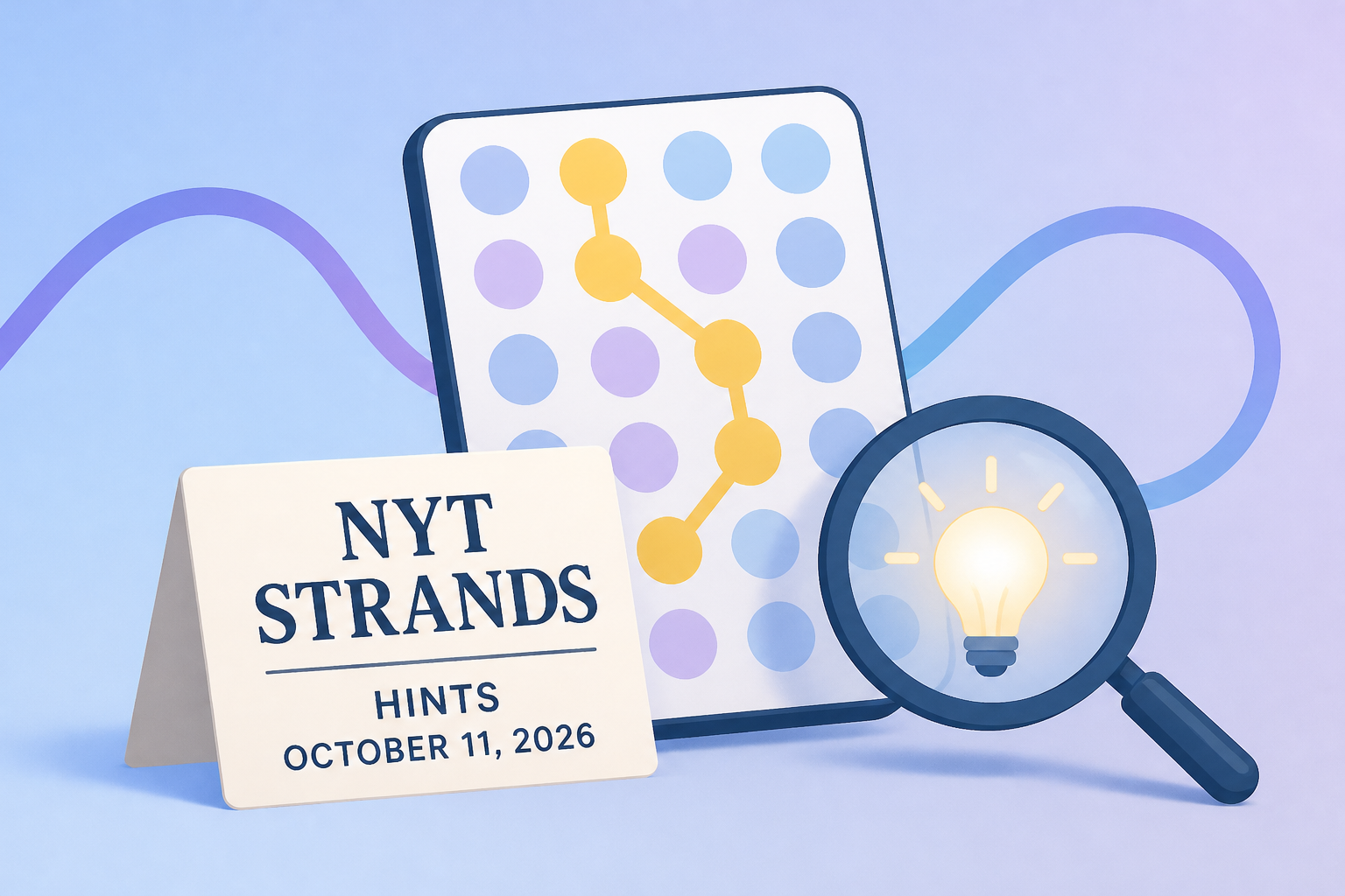 NYT Strands Hints for October 11, 2026
