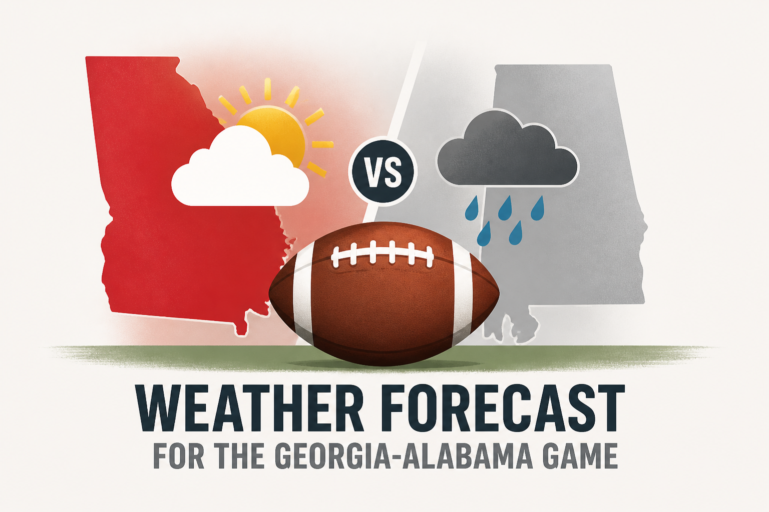 Weather forecast for the Georgia-Alabama game