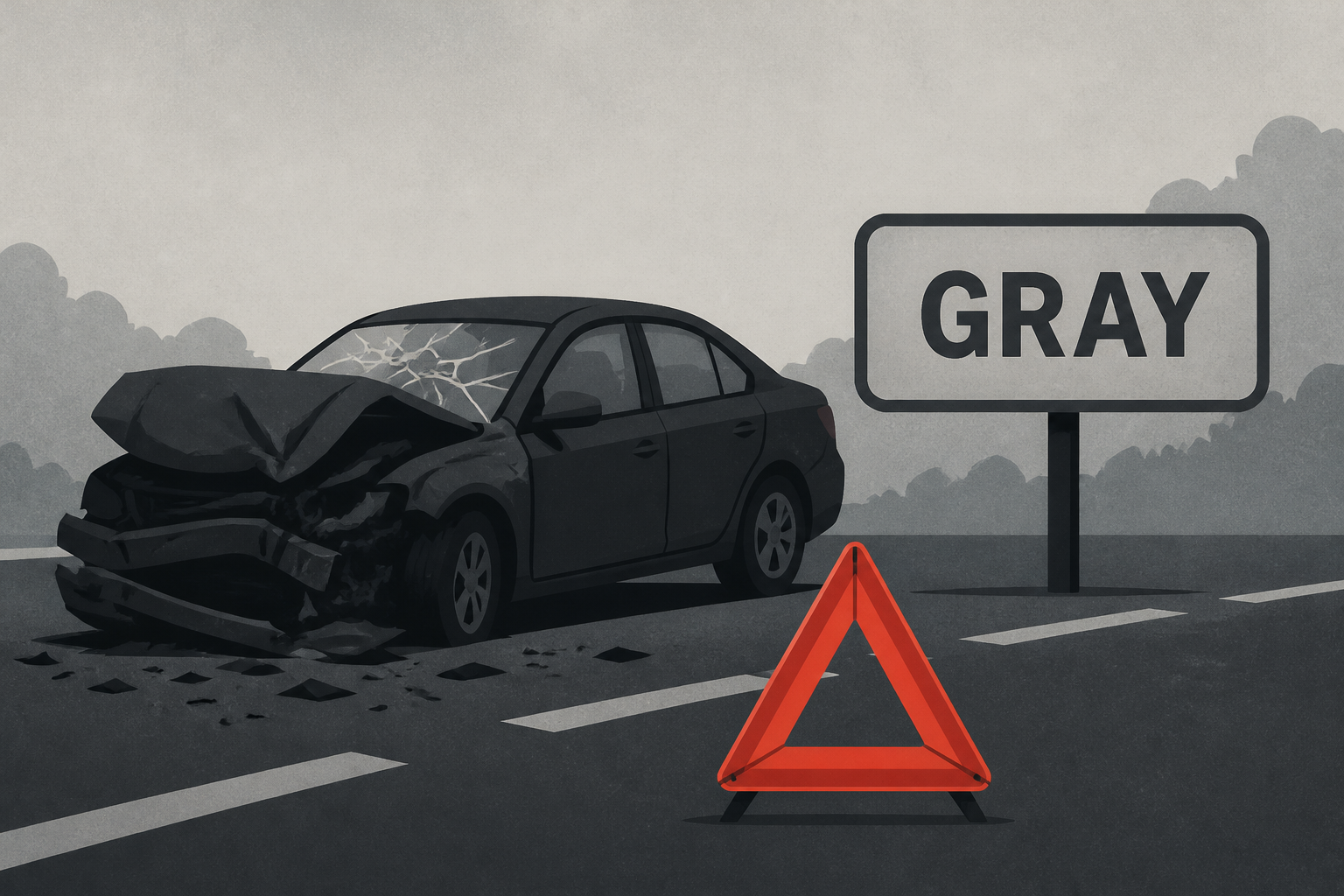 1 dead, 3 injured in crash in Gray