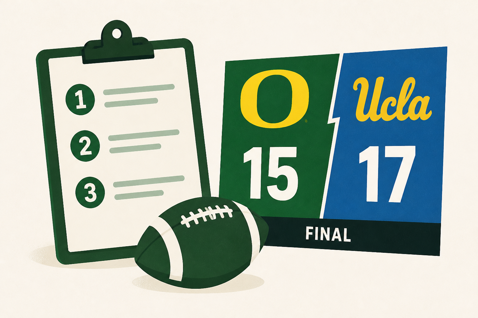 Bill Oram’s three takeaways from No. 13 Oregon’s 17-15 loss to No. 21 UCLA