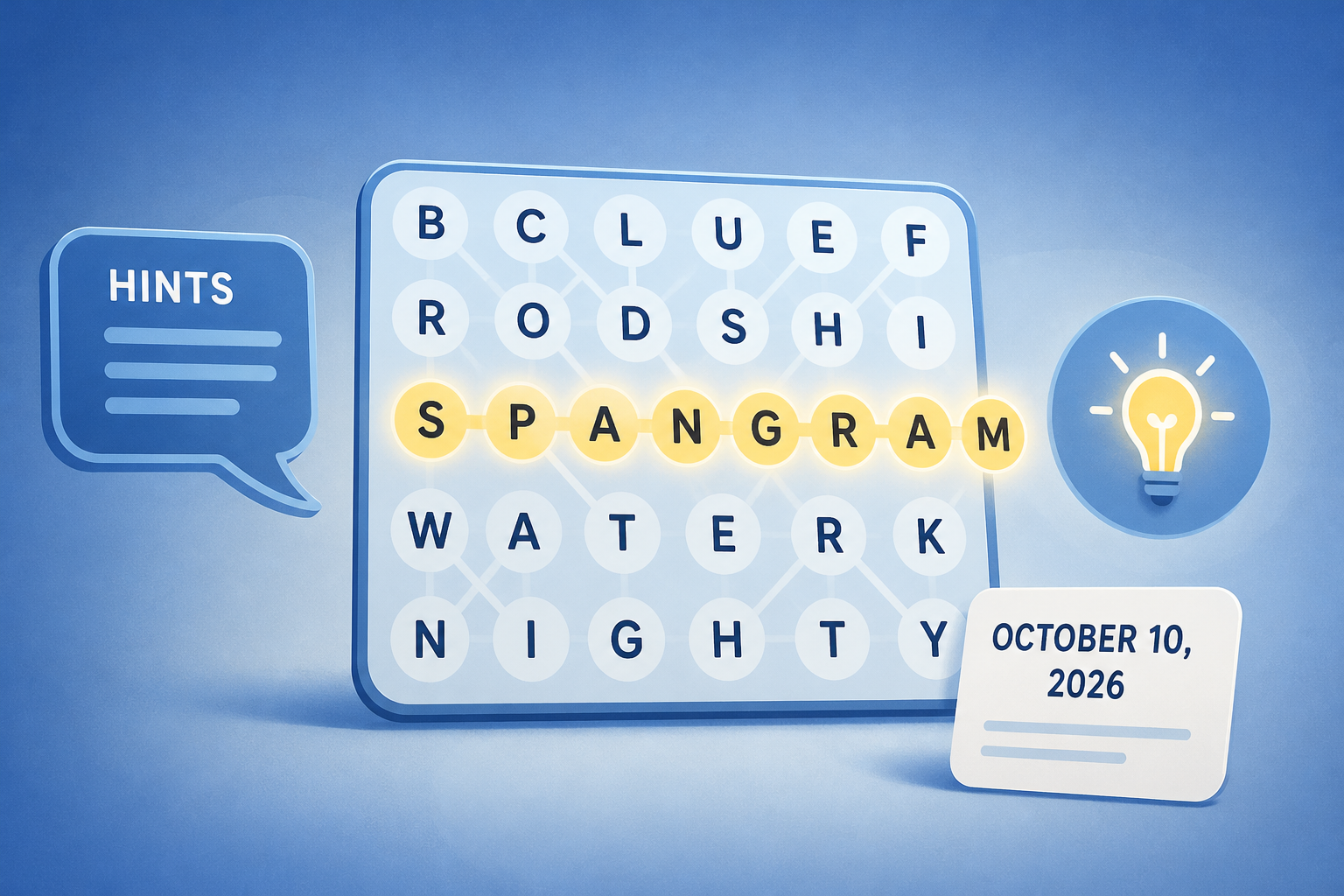 Strands NYT Hints, Spangram, and Answer for Today, October 10, 2026