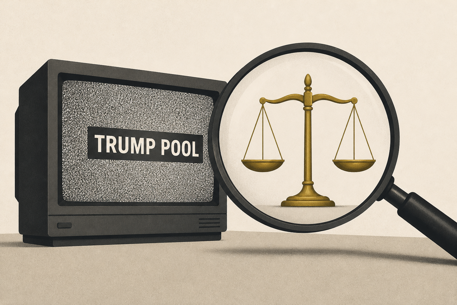 Justice Department investigating television networks over Trump pool coverage