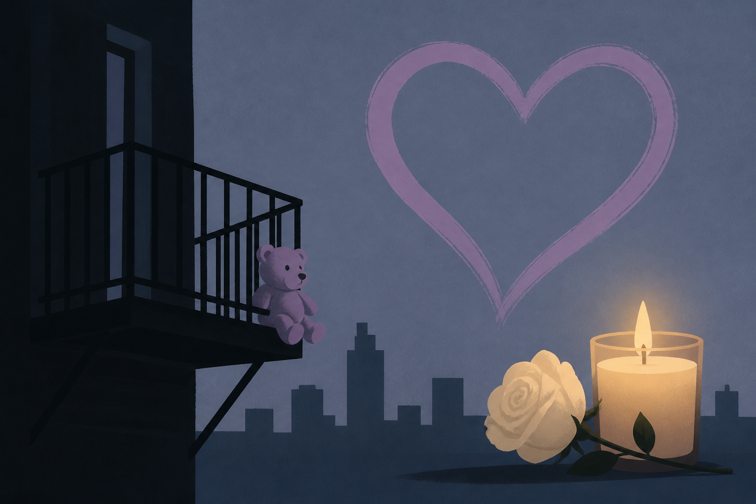 Baby thrown from NYC balcony clings to life as vigil held for slain Bronx mom