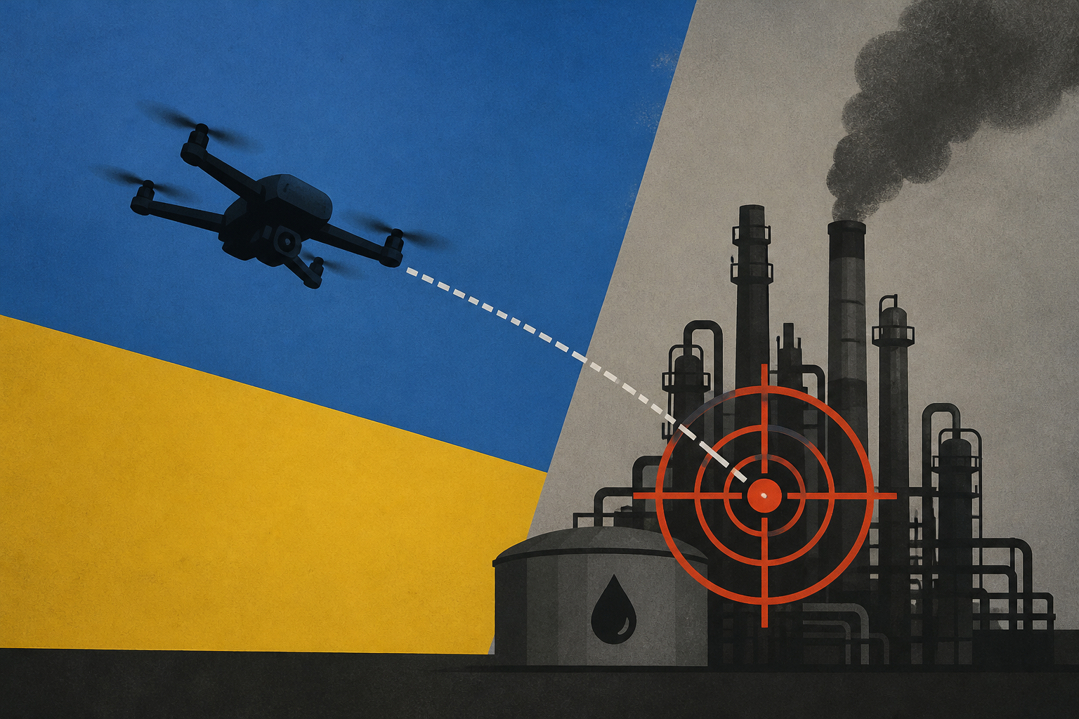 How Ukraine uses precision drone strikes to hobble Russian oil refineries