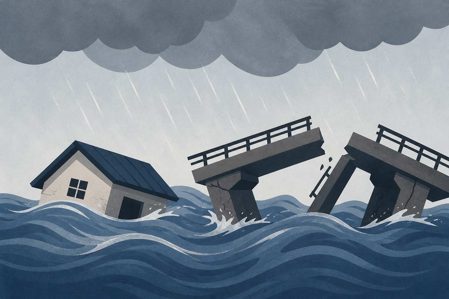 Homes and bridges swept away as fresh floods hit Nepal