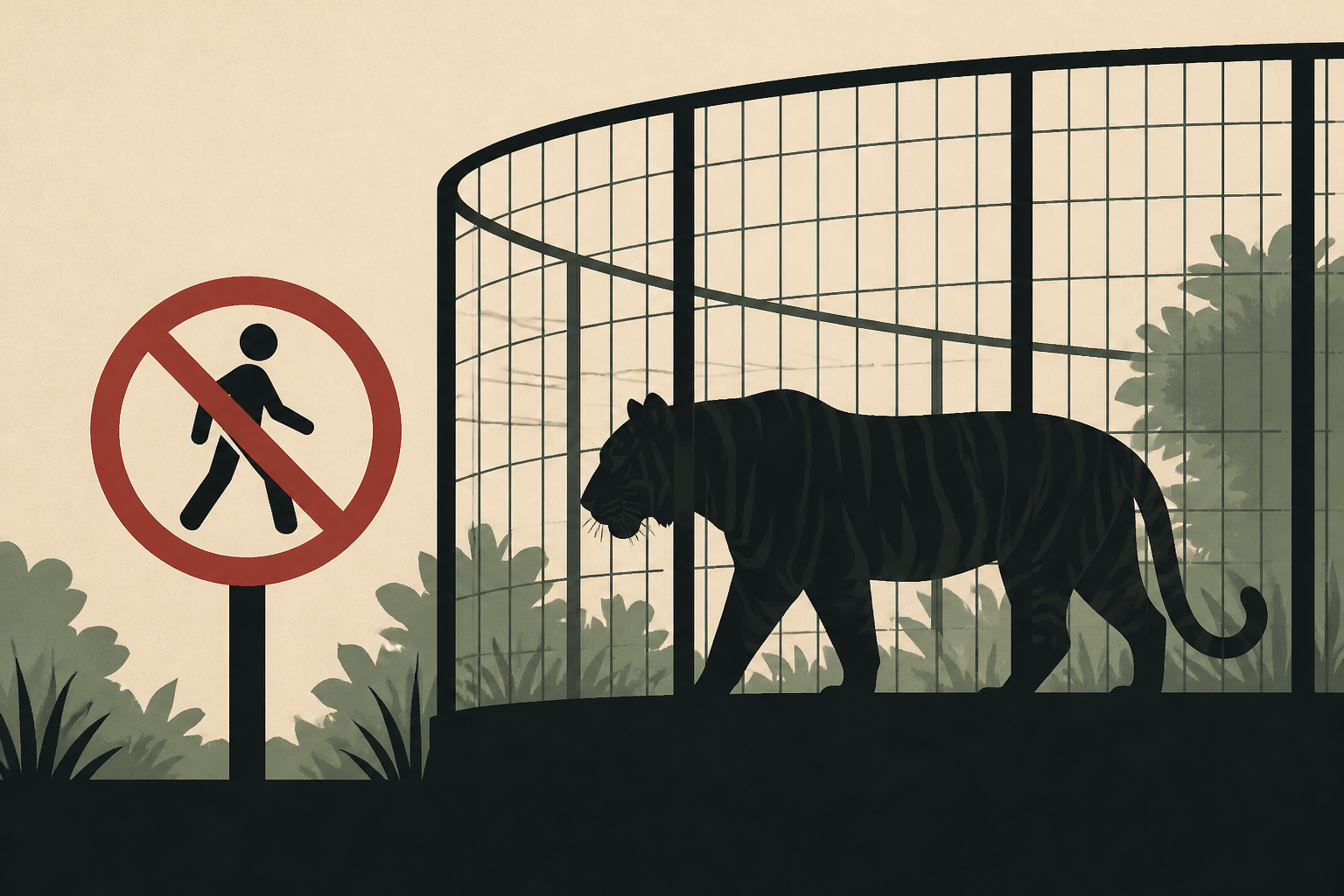 Man seriously injured after entering tiger enclosure at UK wildlife park, police say
