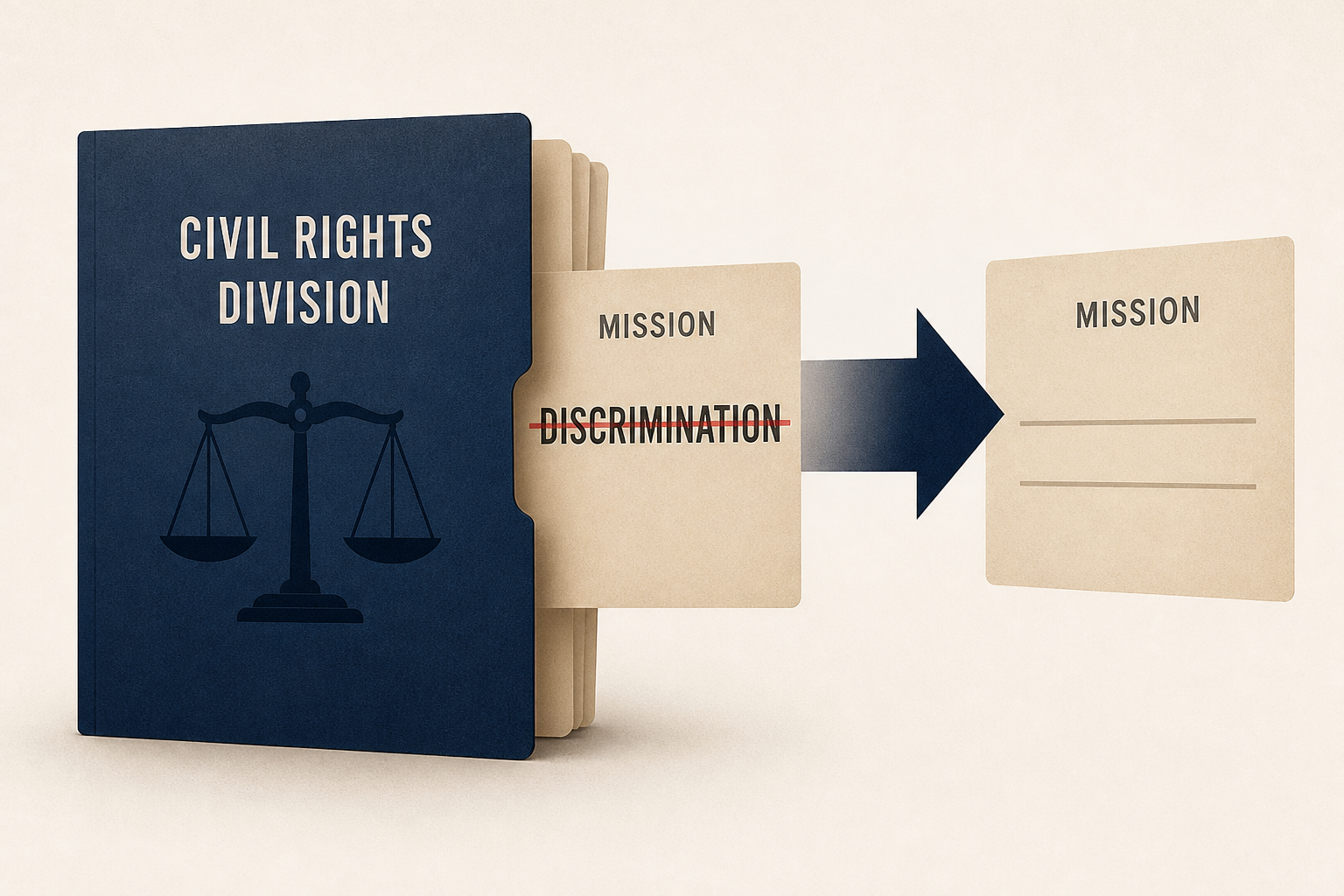 DOJ Civil Rights Division redefines mission away from discrimination : NPR