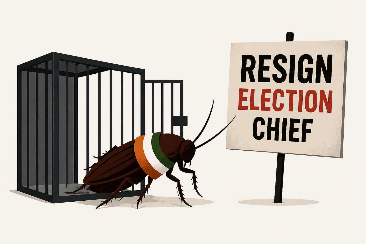 India's "Cockroach Party" leaders released from detention, demand resignation of country's election chief