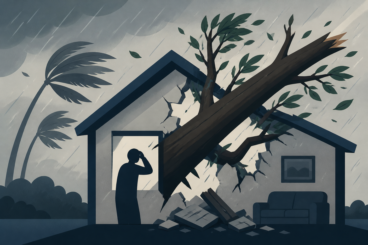 Hurricane victim’s husband saw his 'ultra-nice, badass' wife being killed by tree crashing through home