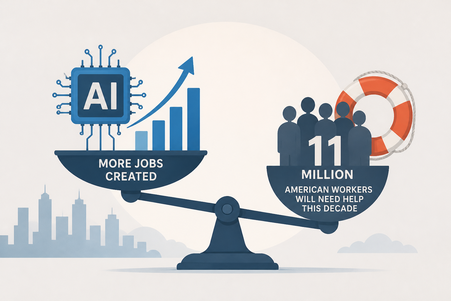 McKinsey research shows AI creating more jobs than automation displaces - but 11 million American workers will need help this decade