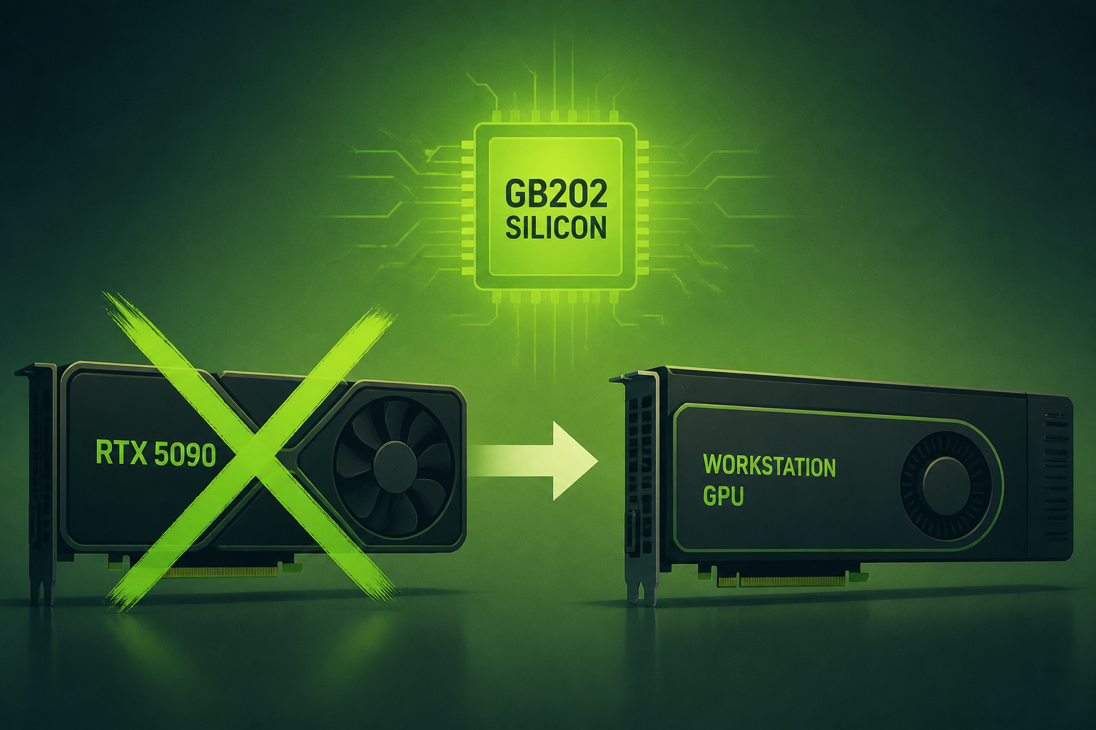 NVIDIA Reportedly Ending the RTX 5090, Reserves GB202 Silicon for Workstation GPUs