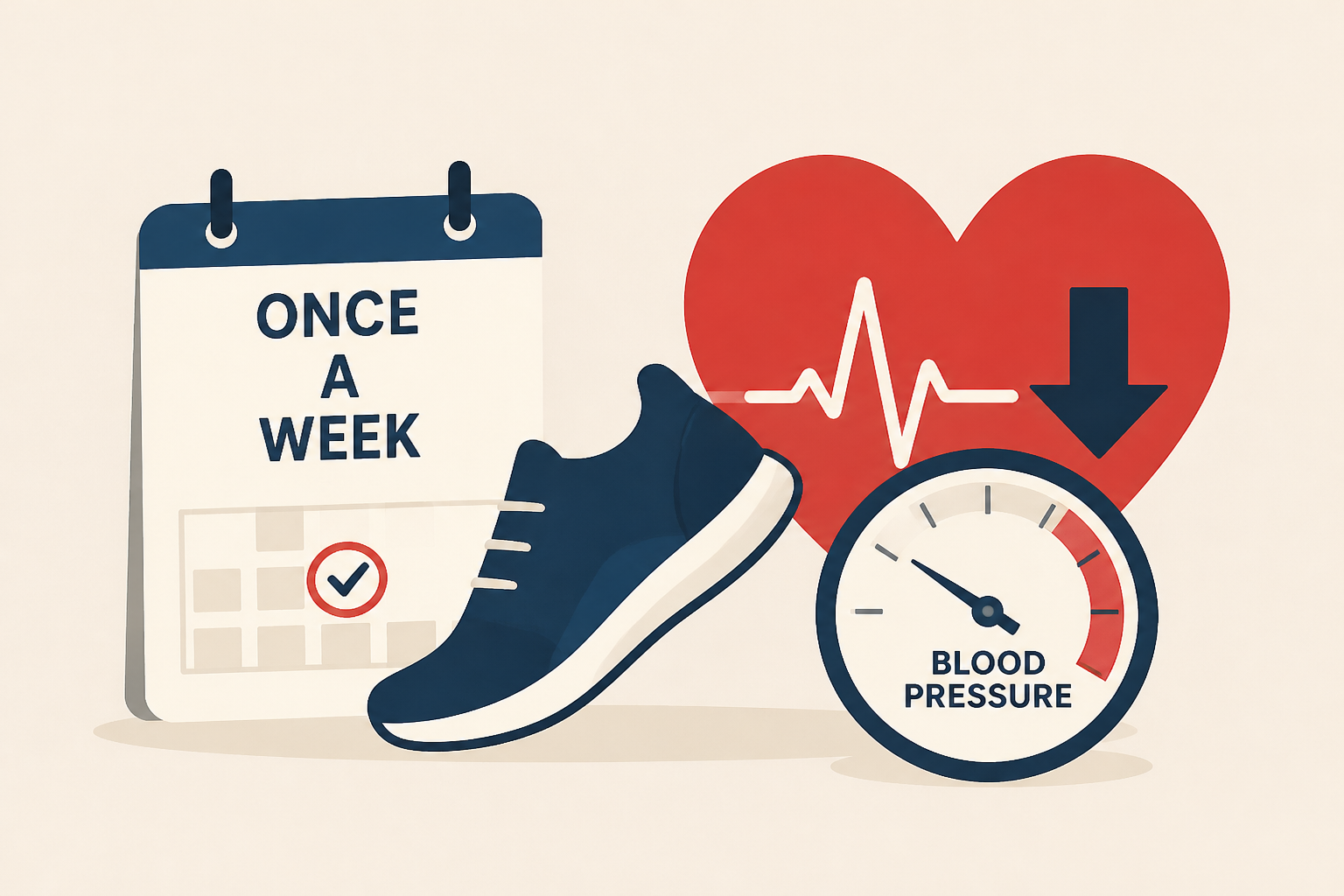 This Simple Once-a-Week Exercise Could Help Keep Blood Pressure Lower