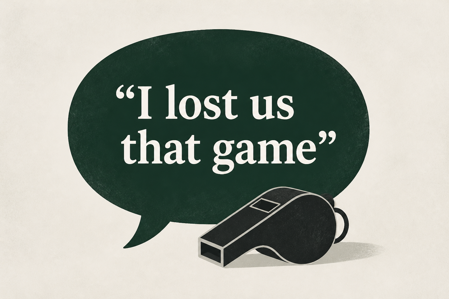 Nick Sirianni: "I lost us that game"