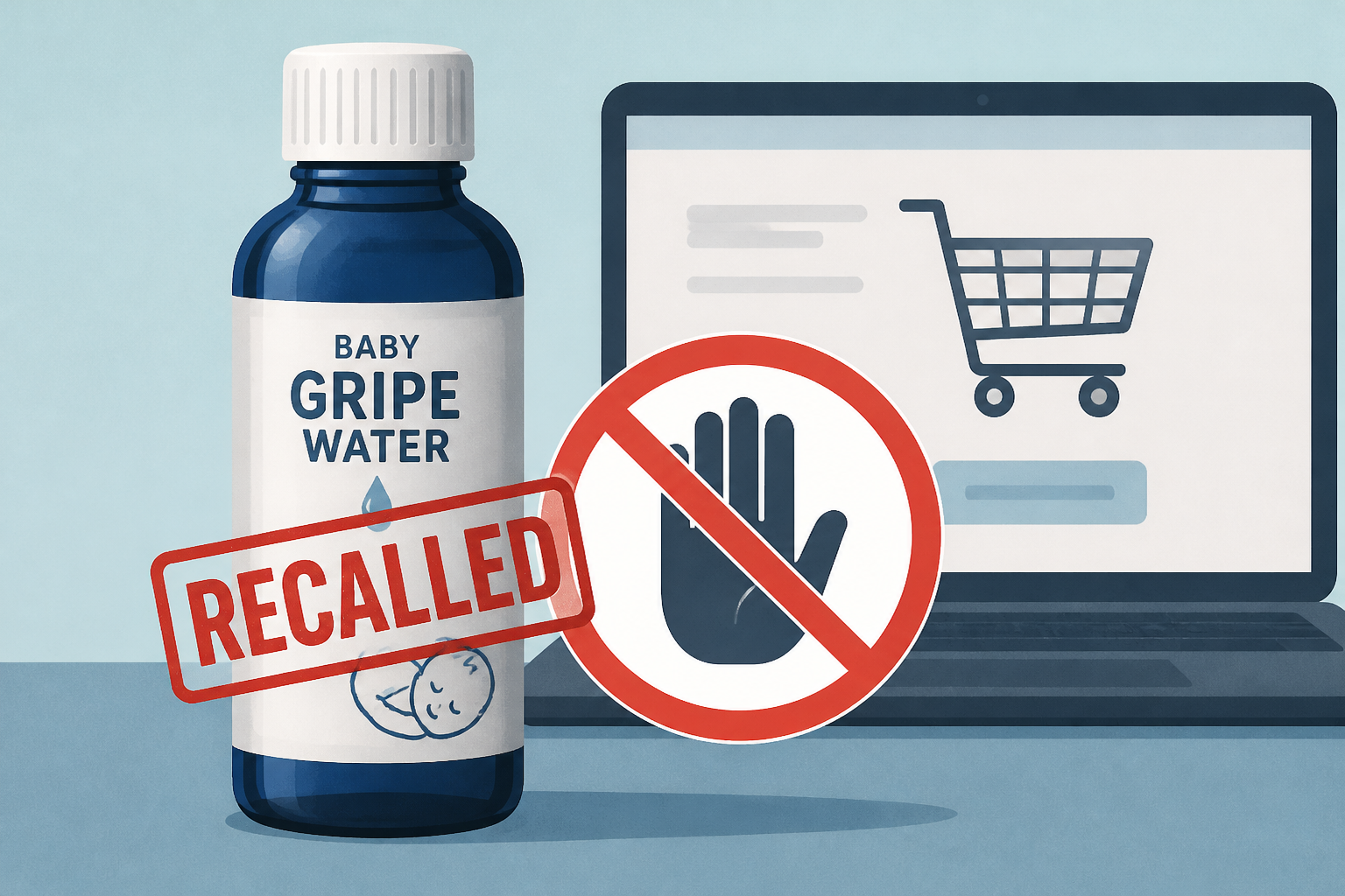 Parents urged to stop using recalled baby gripe water sold online