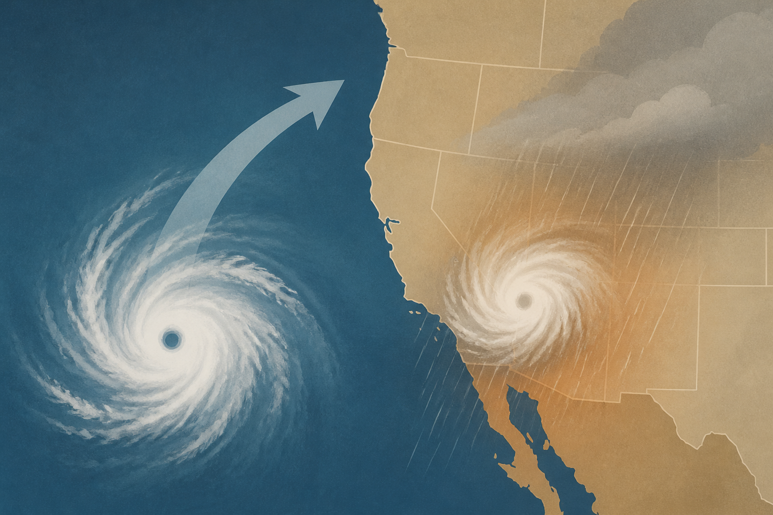 Isaias moves north as Rachel batters Southern California