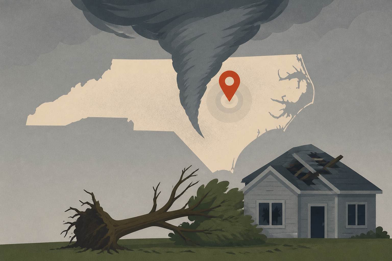 At least 5 tornadoes strike Central NC, uprooting trees and damaging homes in northeast Raleigh