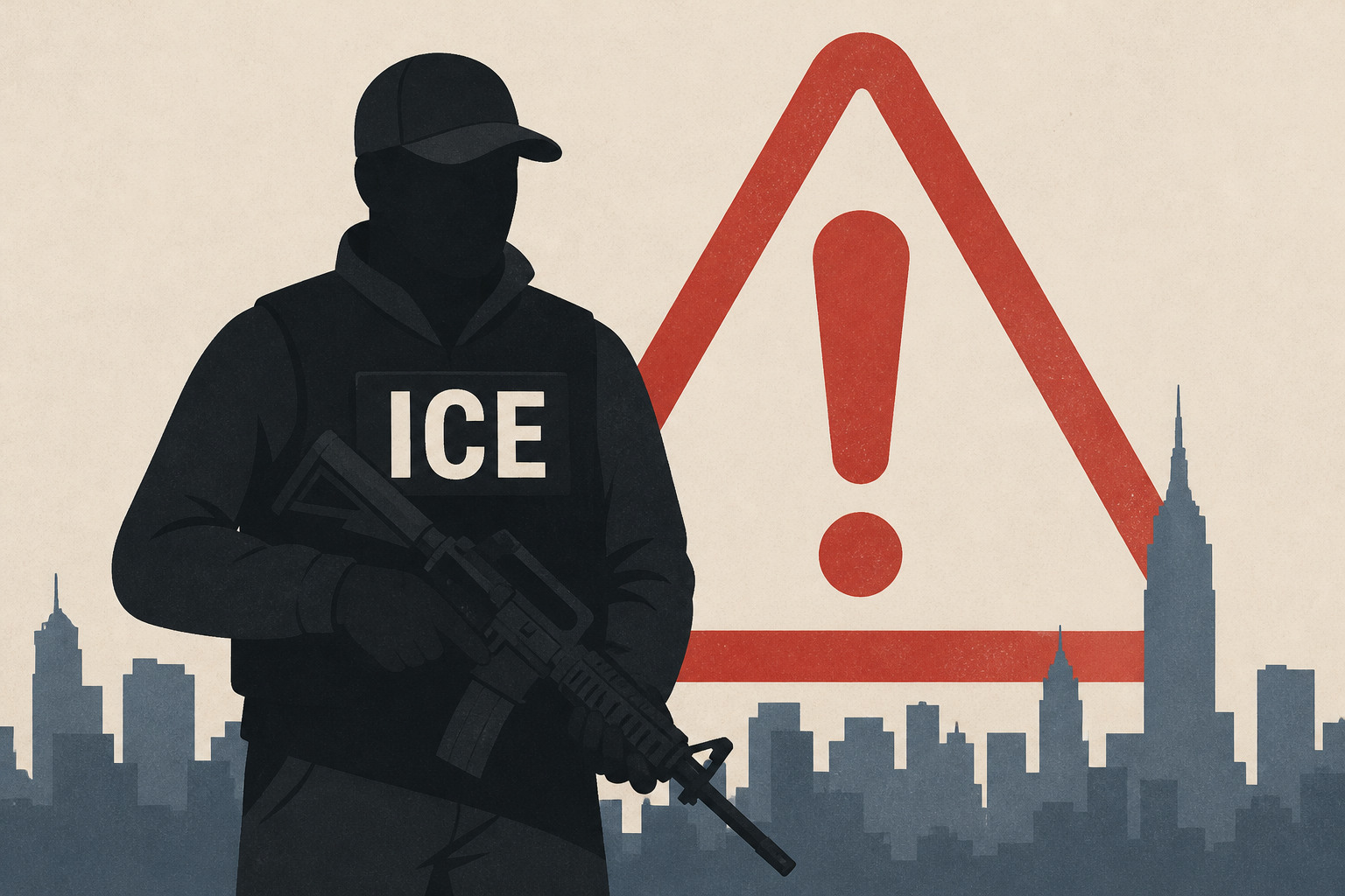 Plainclothes ICE agent with long gun looked like mass shooter, Mayor Mamdani says