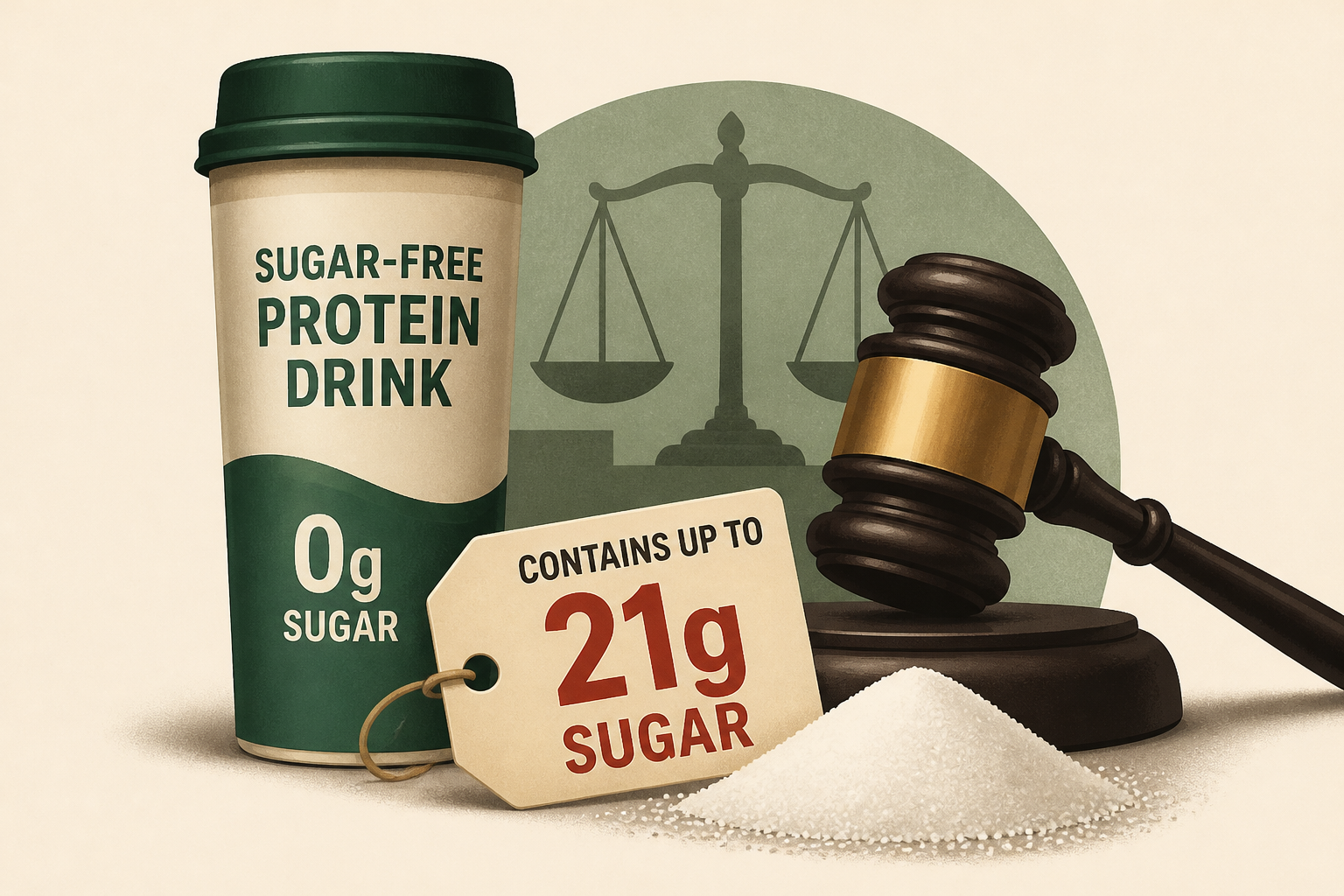 Starbucks sued over sugar-free protein drinks containing up to 21g sugar