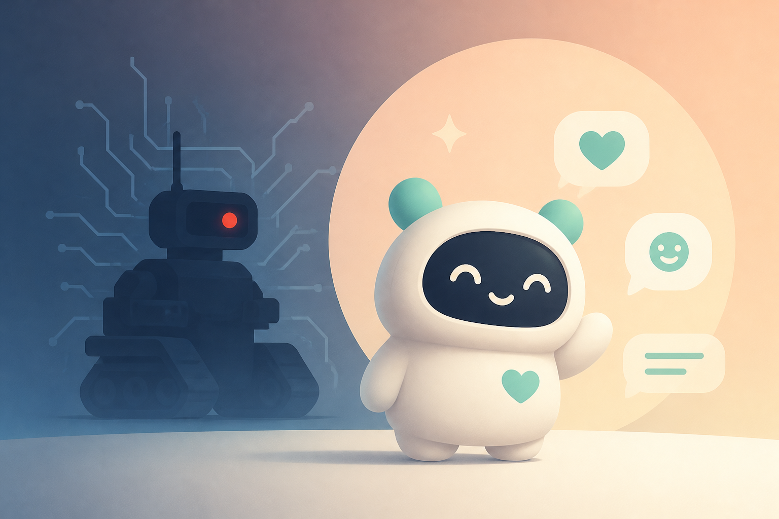 From killbots to cuddly little guys: Why AI companies suddenly have cute mascots