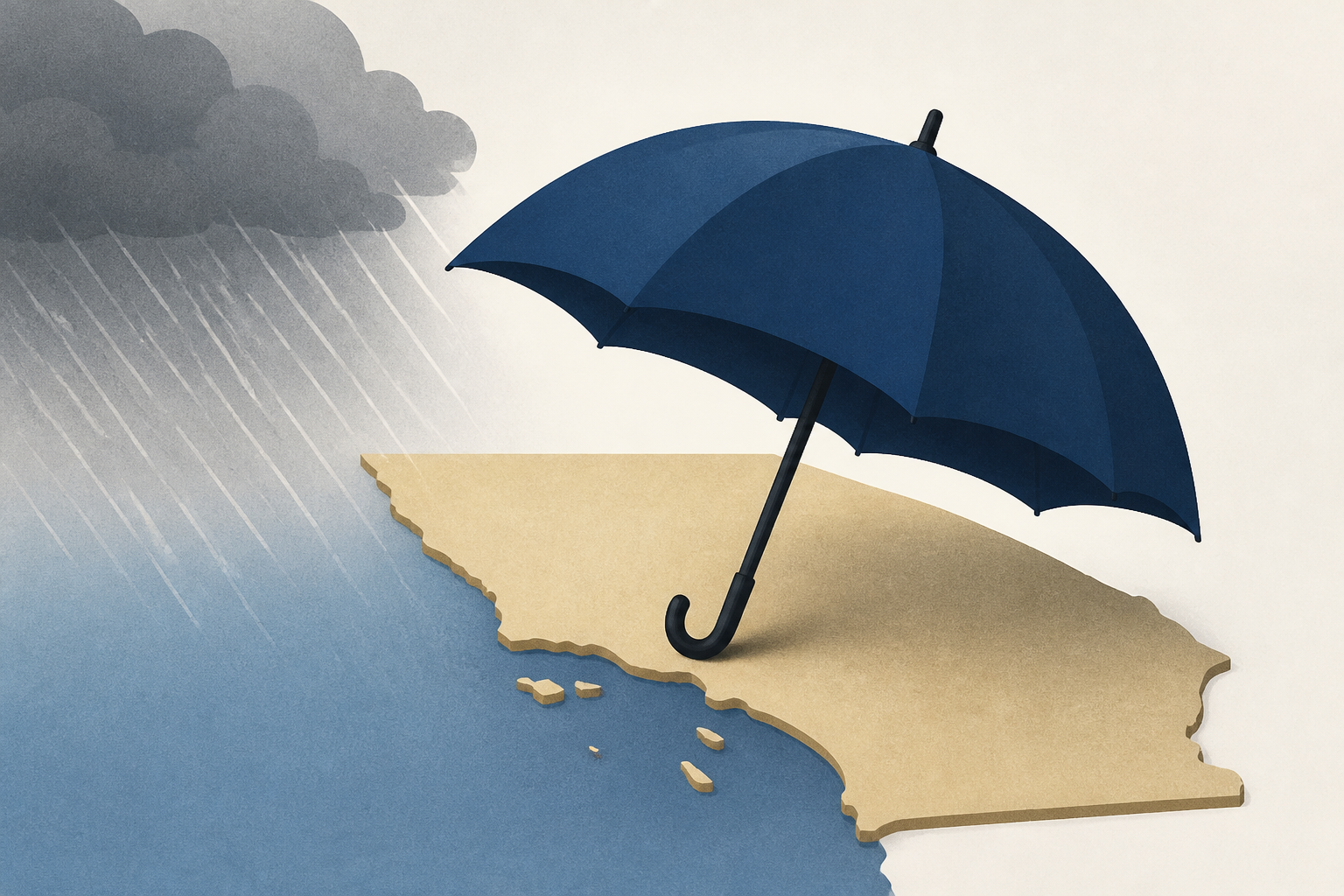 Rachel spares Southern California major flooding