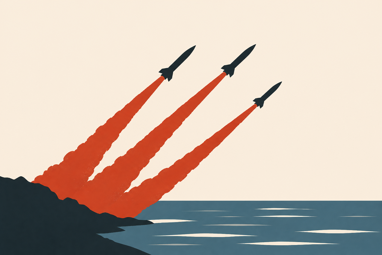 North Korea fires multiple ballistic missiles towards the sea