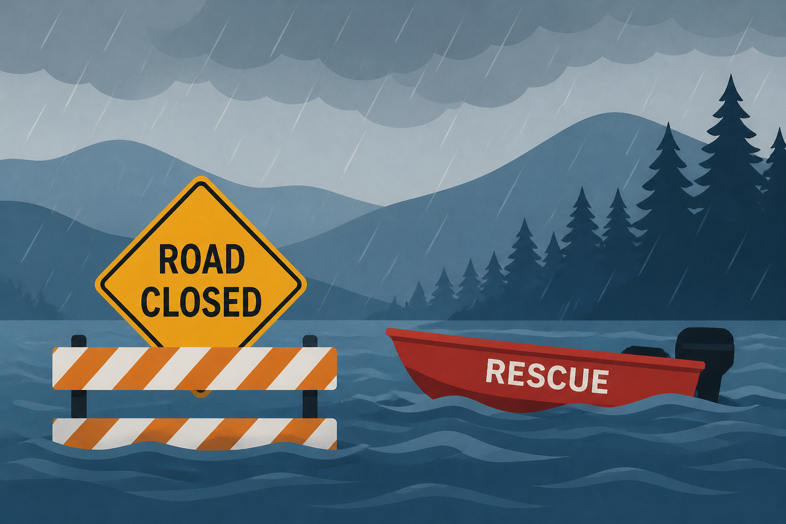 Isaias brings flooding, rescues and road closures to western North Carolina: Photos here
