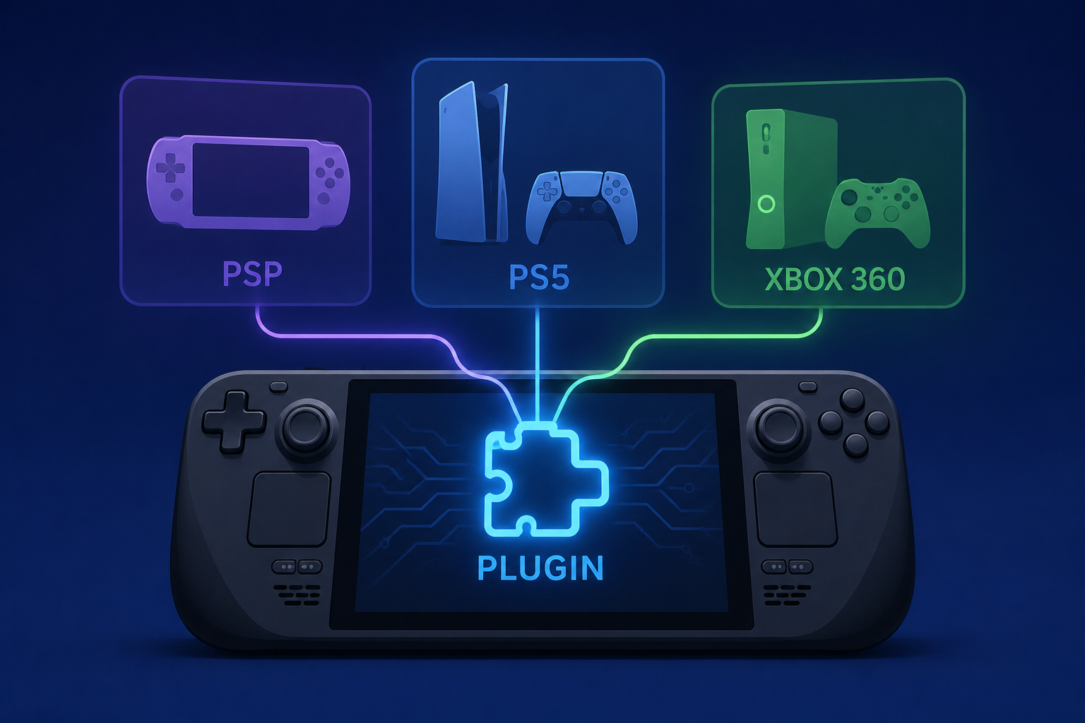 New Plugin Allows Us To Turn Our Steam Deck Into a PSP, PS5, or Xbox 360