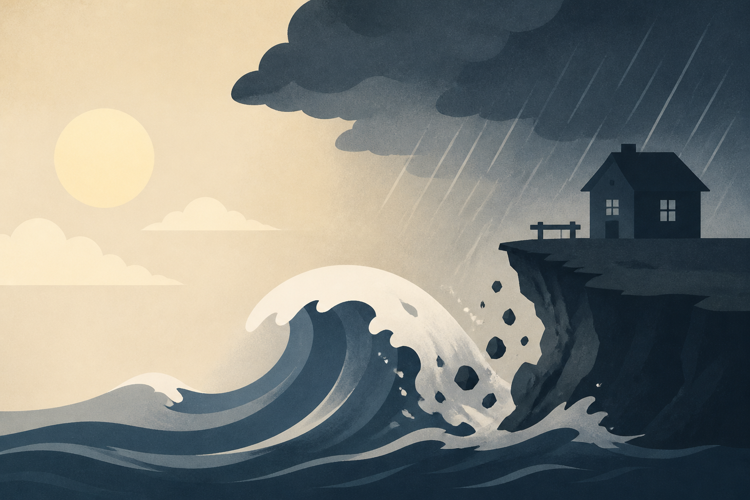 The worst of storm Rachel has passed, but threats to coast remain