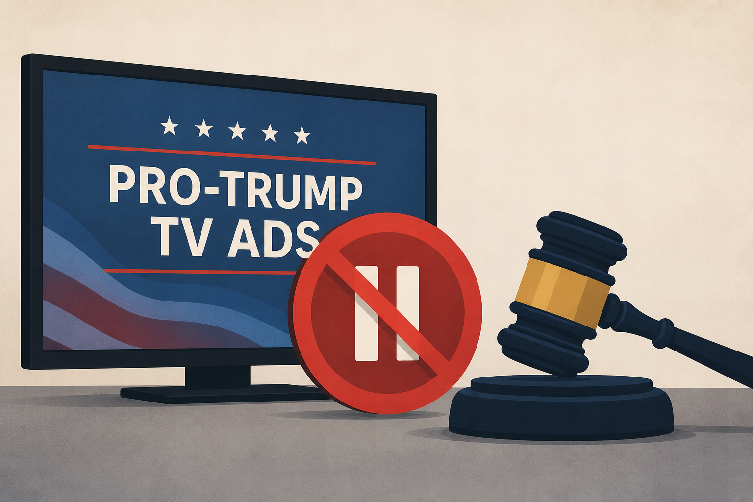 Federal judge orders temporary halt to taxpayer-funded pro-Trump TV ads