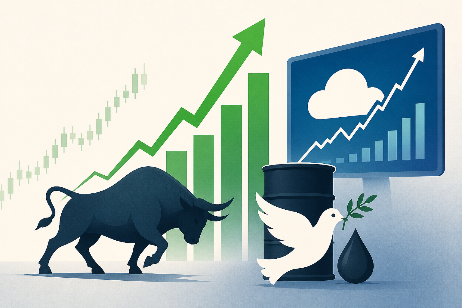 Stock Market Today: Dow Rises Amid Trump's 'Energy Ceasefire'; Salesforce Jumps On Upgrade