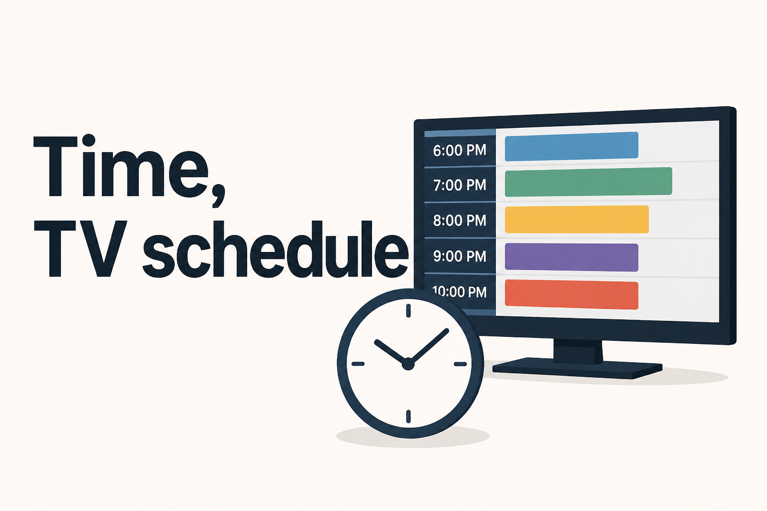 Time, TV schedule