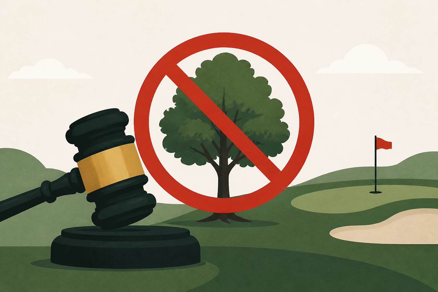 Judge halts tree removal at Washington golf course Trump eyes for expansion