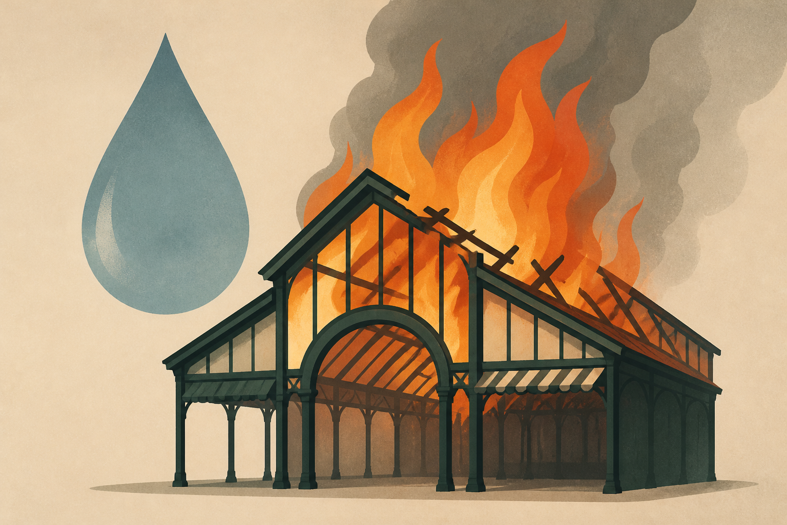 Adieu aux ‘Enfants Rouges’: Tears and shock as fire destroys Paris’s oldest covered food market