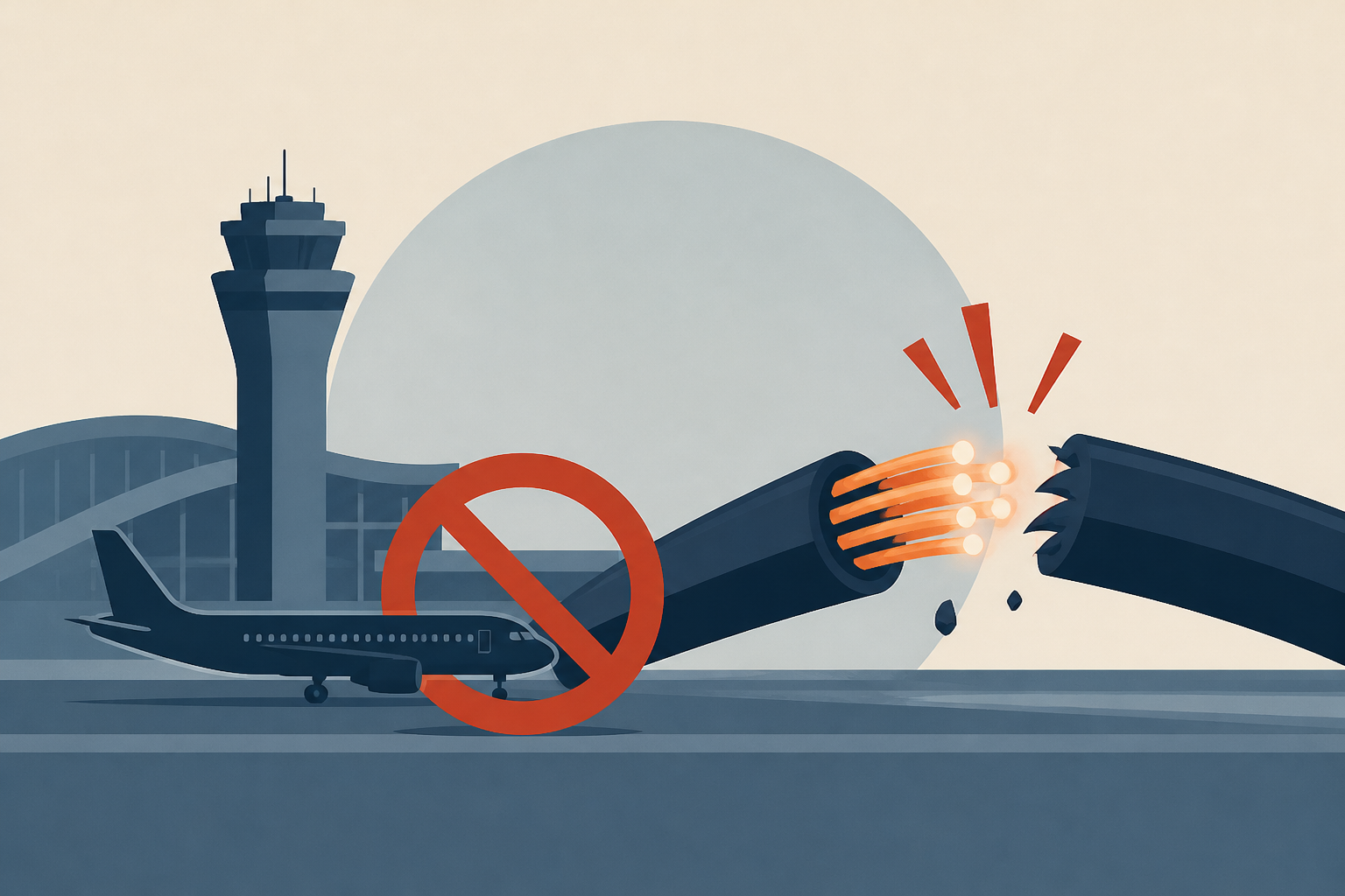 RDU flights briefly grounded after contractor cuts fiber-optic line