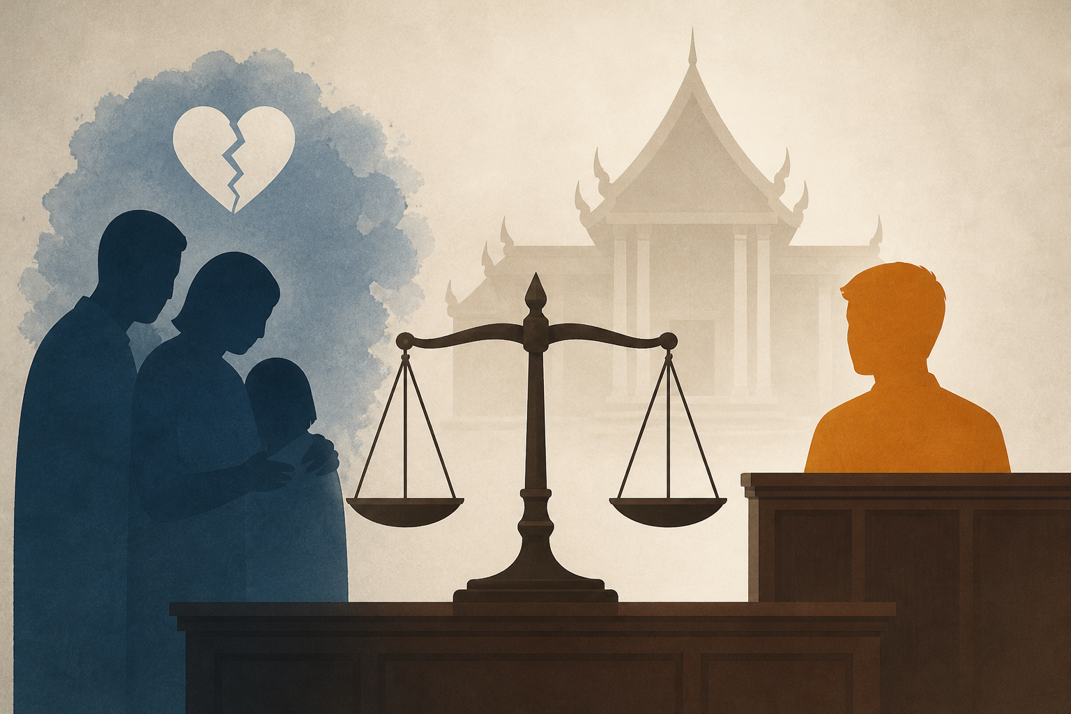 Grieving family faces accused Australian in Thai court over teen's killing